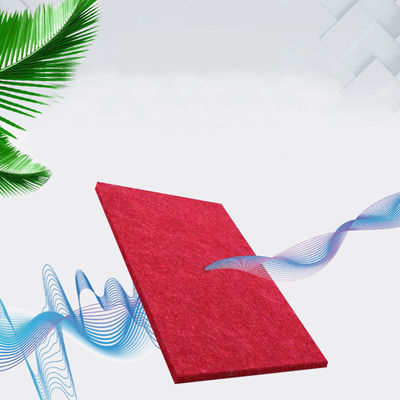 Ηχογράφηση στούντιο Soundproofing 100% Polyester Fiber Ακουστικά πάνελ με αυτοκόλλητο