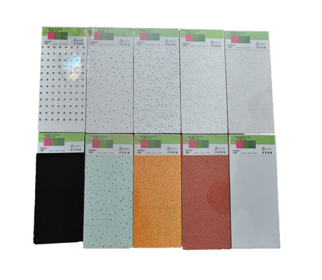 600x600/600x1200mm Κεραμίσια οροφής από ορυκτό μαλλί με τρύπα για καρφίτσες με οριακή άκρη Δυνατότητα 14 mm