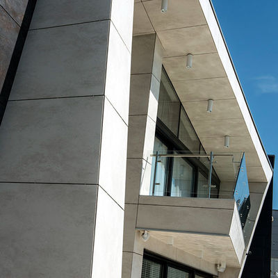 Προσαρμόσιμη πλακέτα από ίνες τσιμέντου εξωτερική πλακέτα τσιμέντου για έργα γραφικού σχεδιασμού